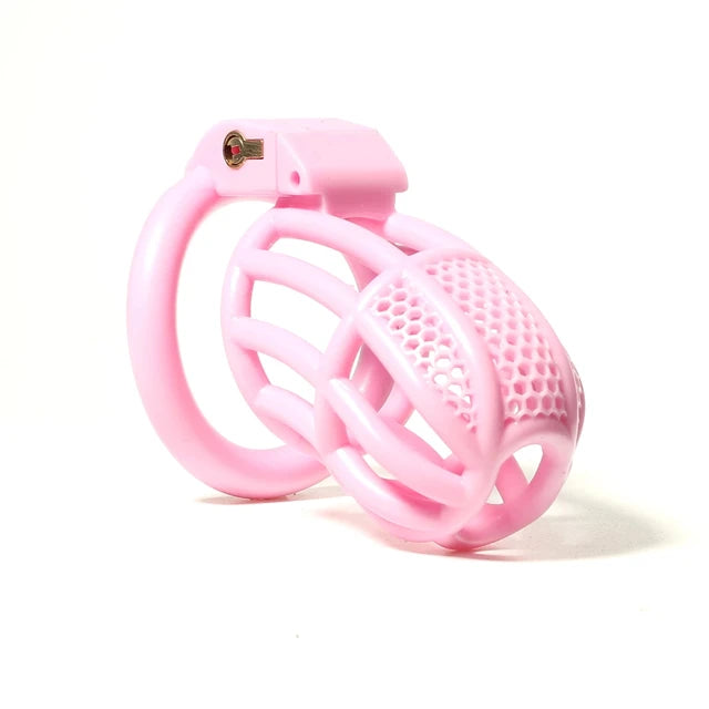 Locked Guys - Chastity Device Safer Large Pink
